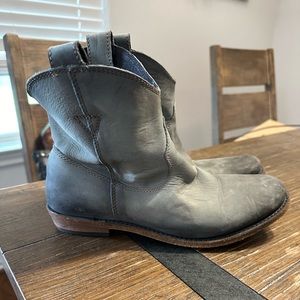 Liberty Black Distressed Bootie